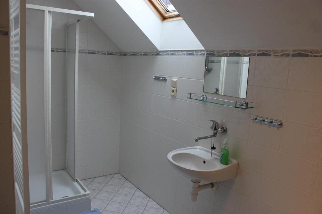 Koupelna v ubytování Apartman Svoboda