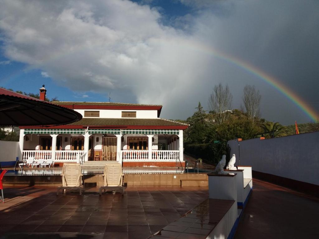 A balcony or terrace at Villa Frasquita