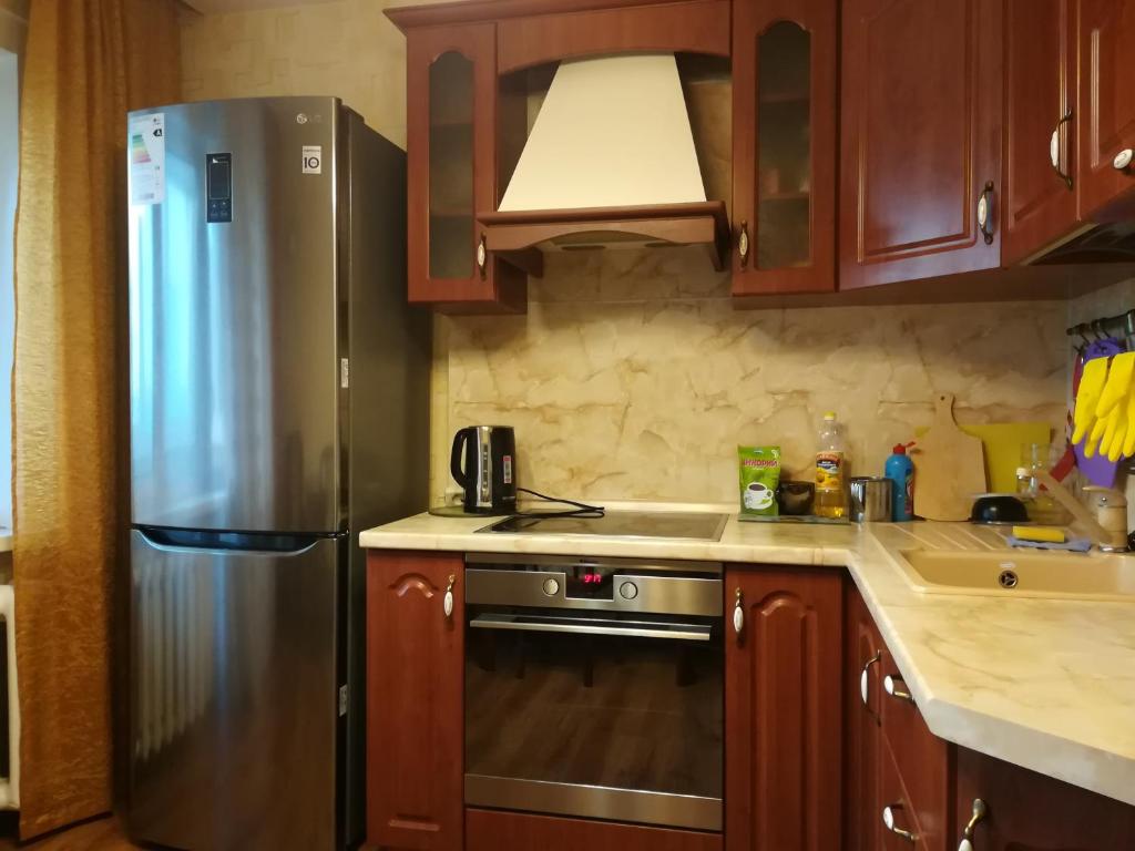 Kjøkken eller kjøkkenkrok på Apartament 32 micro-distrit 5/4