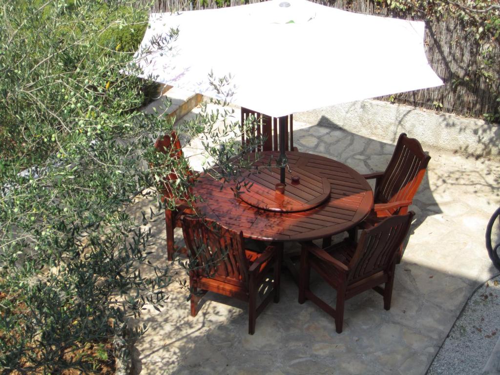Patio nebo venkovní prostory v ubytování Apartments Nives