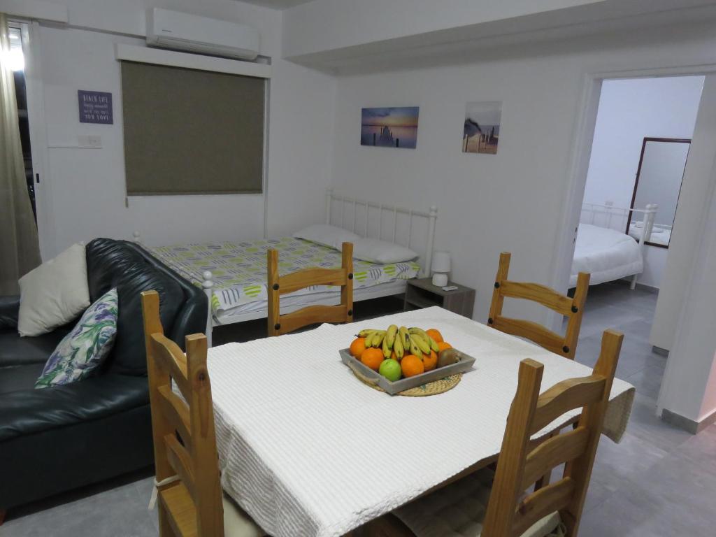 Posezení v ubytování Adonis Apartment