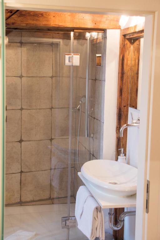 Koupelna v ubytování L'Ostello Altstadthotel