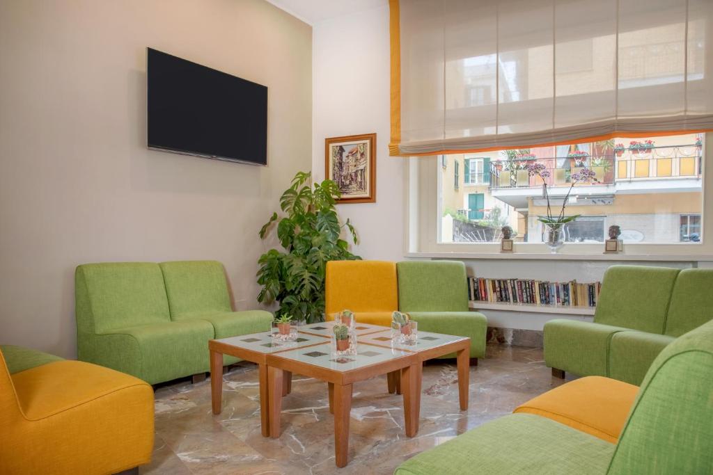 Posezení v ubytování Hotel Tourist