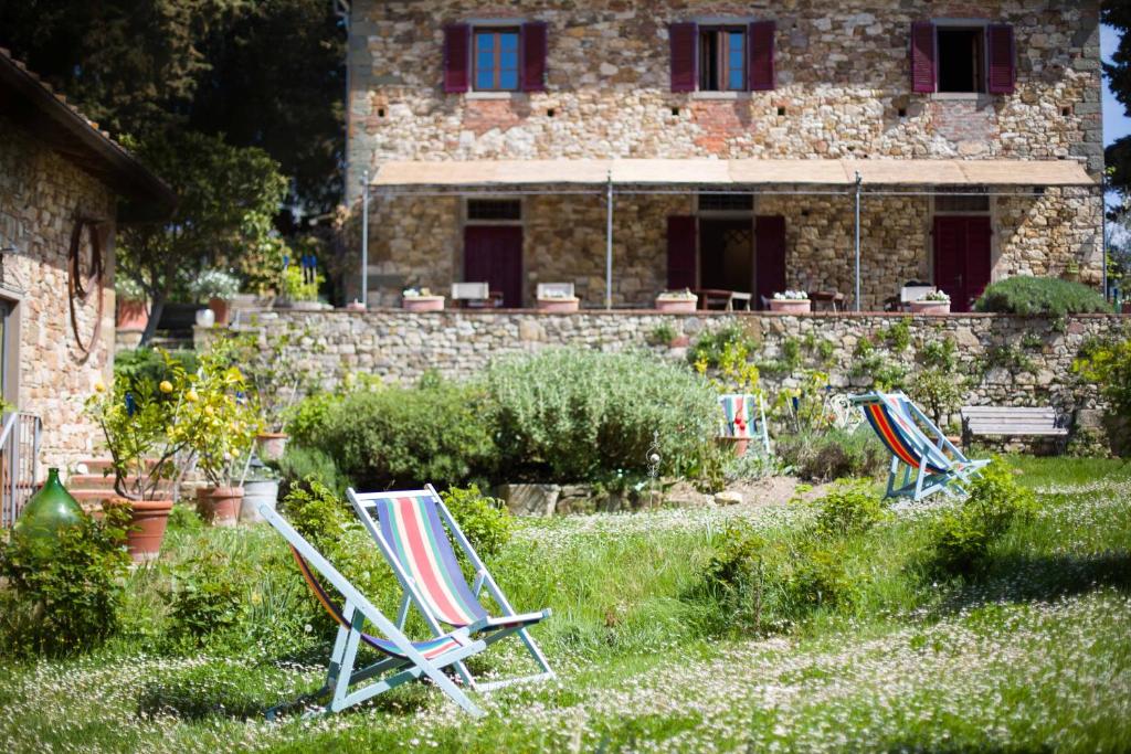 Zahrada ubytování Ancora del Chianti
