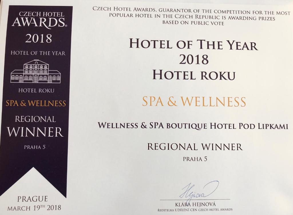 Wellness & SPA boutique Hotel pod lipkami Prague - Resim 39