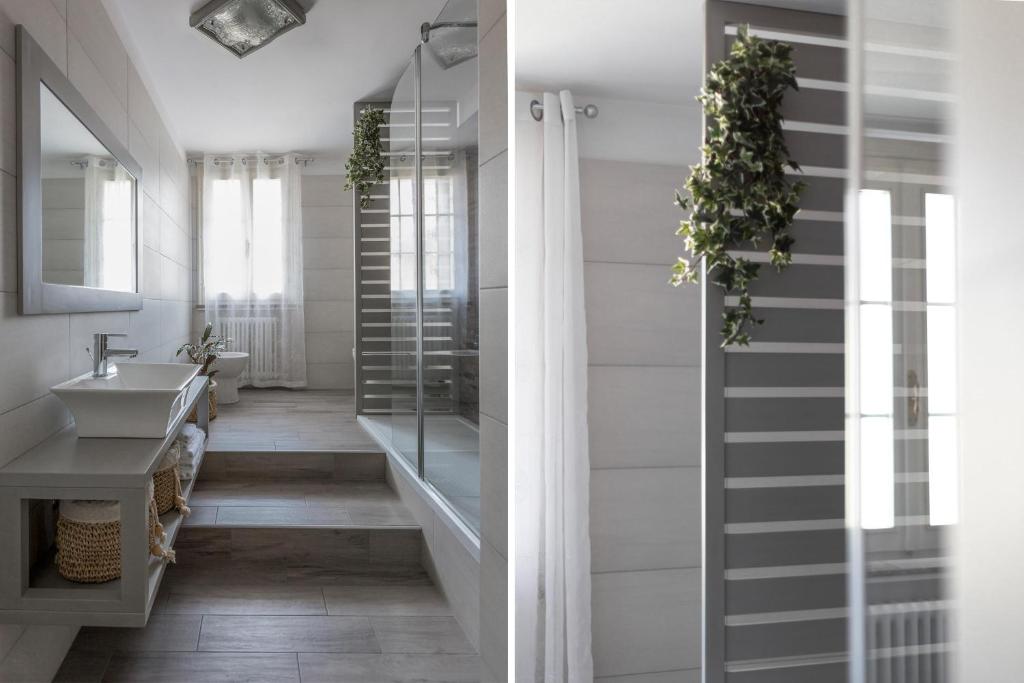 Koupelna v ubytování B&B Arco Di Pietra