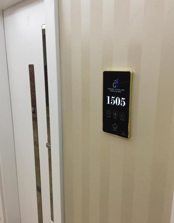 Certifikát, hodnocení, plakát nebo jiný dokument vystavený v ubytování Grand Kayalar Hotel