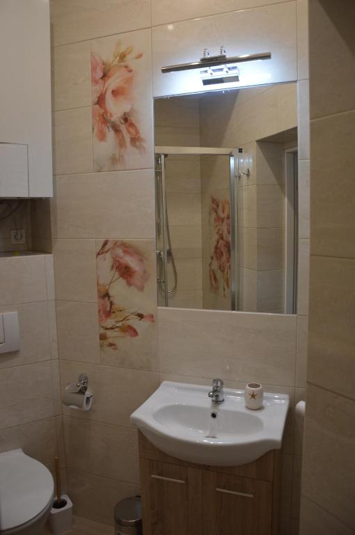 Koupelna v ubytování Ada Aparthouse
