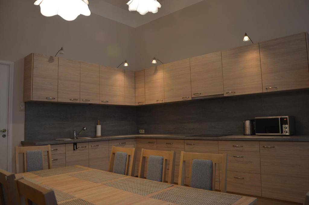Kuchyň nebo kuchyňský kout v ubytování Ada Aparthouse