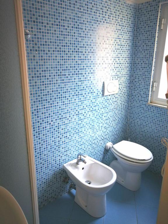 Koupelna v ubytování Hotel La Zorza