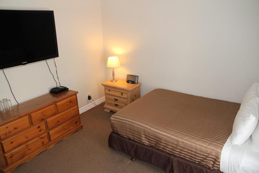 TV a/nebo společenská místnost v ubytování Hotel Squamish