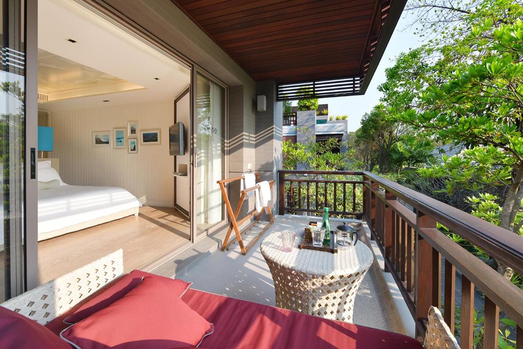 Balkón nebo terasa v ubytování Rest Detail Hotel Hua Hin