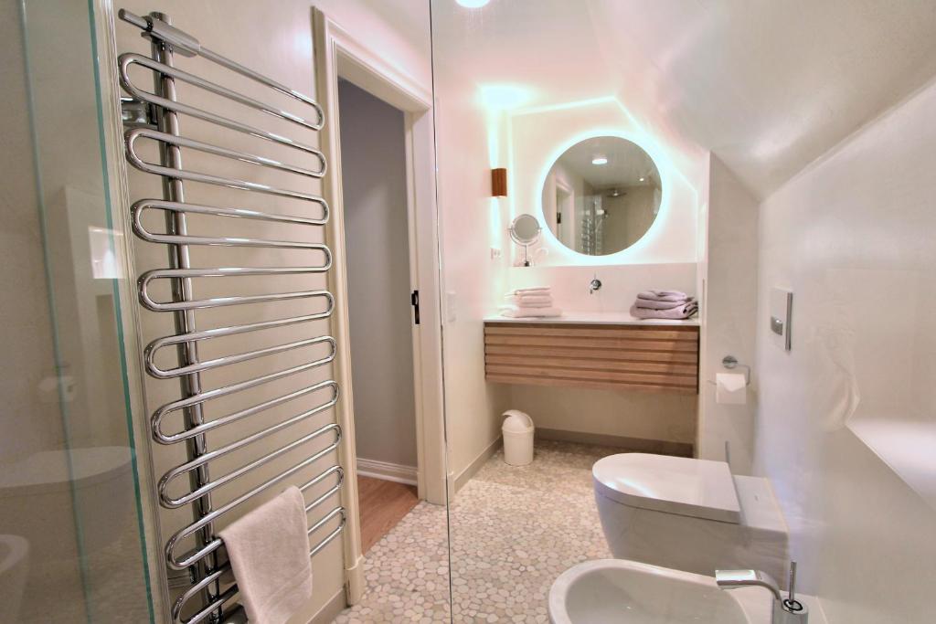 Koupelna v ubytování Ulenhof Appartements