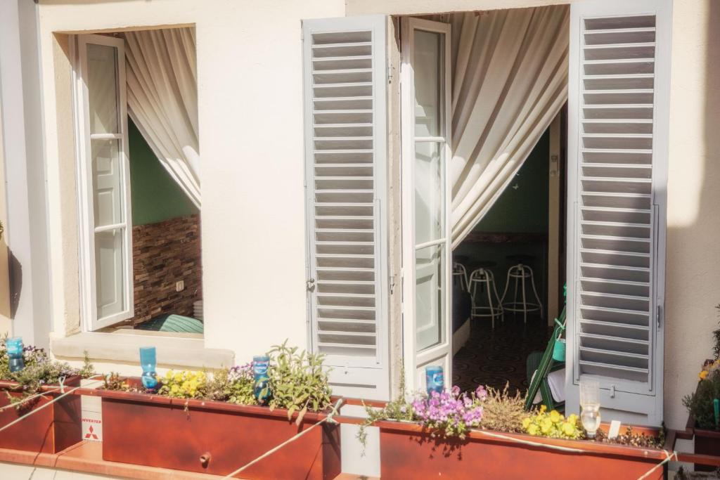 Vonkajšia záhrada v ubytovaní Ghibellino B&B