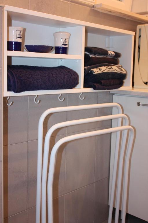 Kuchyň nebo kuchyňský kout v ubytování Apartments JTV Simuni