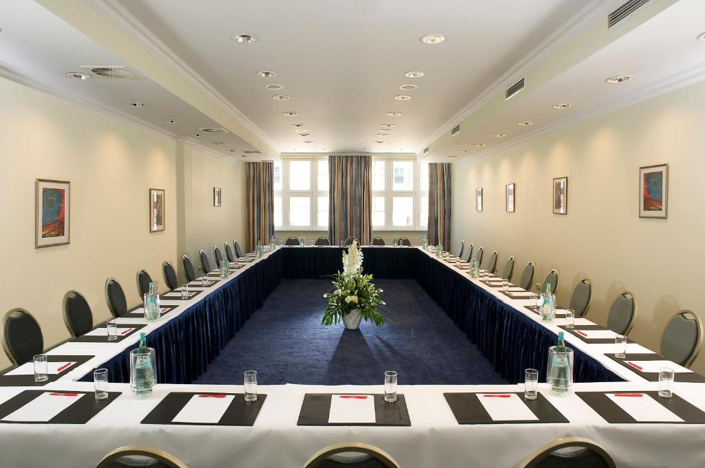 Der Geschäftsbereich oder Konferenzraum in der Unterkunft Wyndham Garden Berlin Mitte