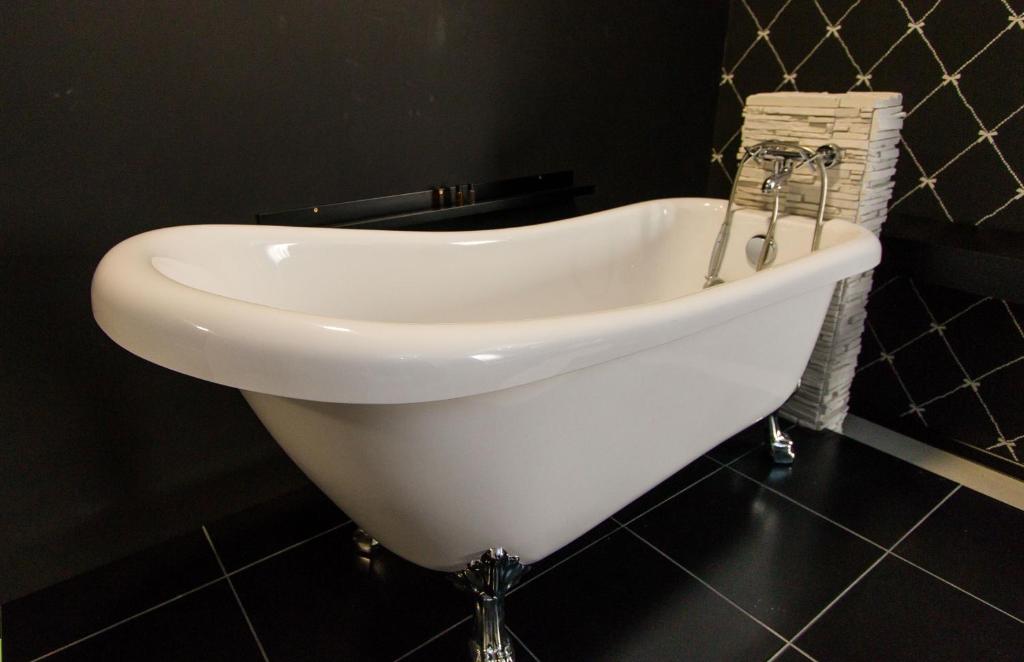 Koupelna v ubytování Hotel Evianne Boutique