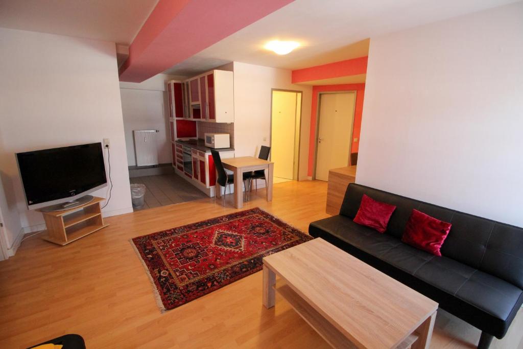 TV a/nebo společenská místnost v ubytování Hotel Ahrberg Viertel
