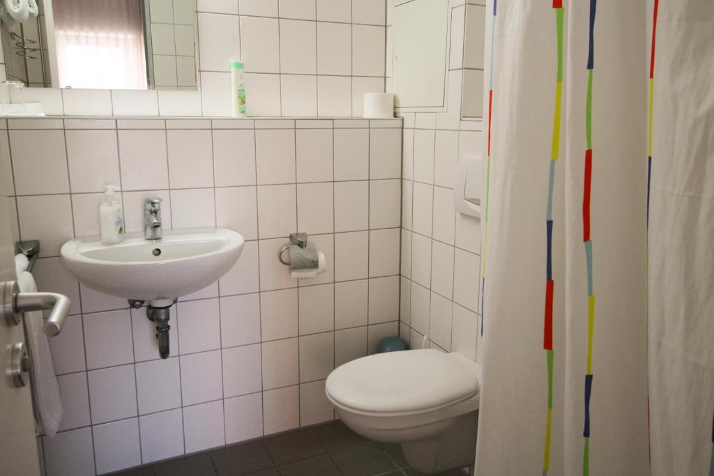 Koupelna v ubytování Hotel Ahrberg Viertel