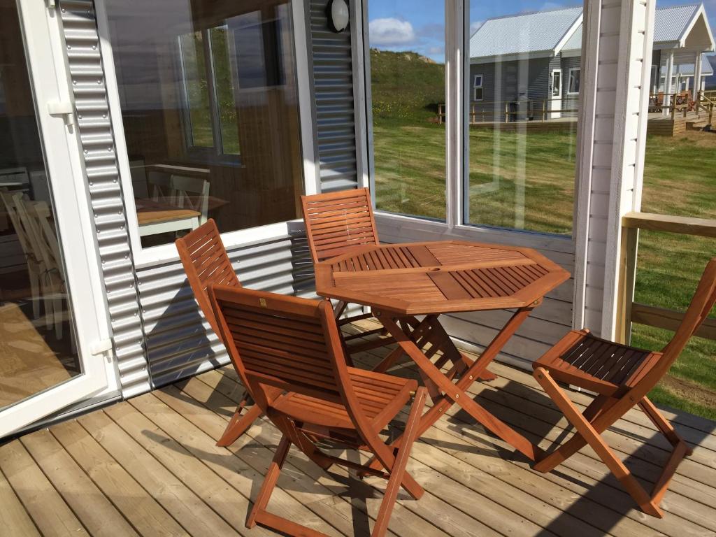 Ein Balkon oder eine Terrasse in der Unterkunft Sodulsholt Cottages