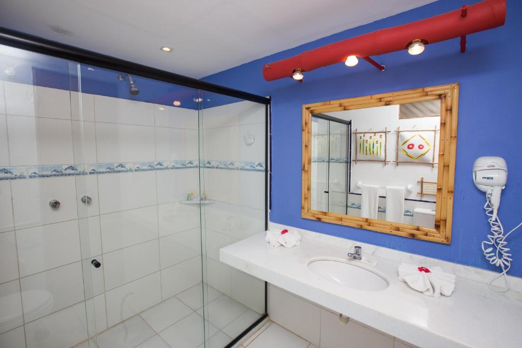 Koupelna v ubytování Porto da Lua Boutique Hotel