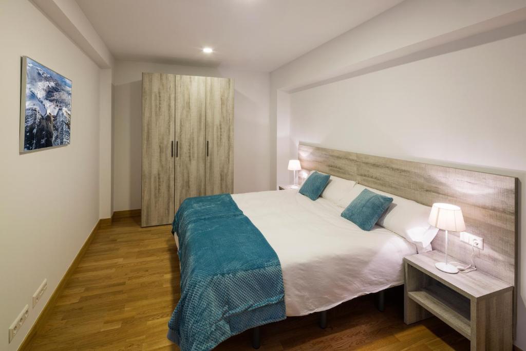 Cama o camas de una habitación en Ciudad de Orduña