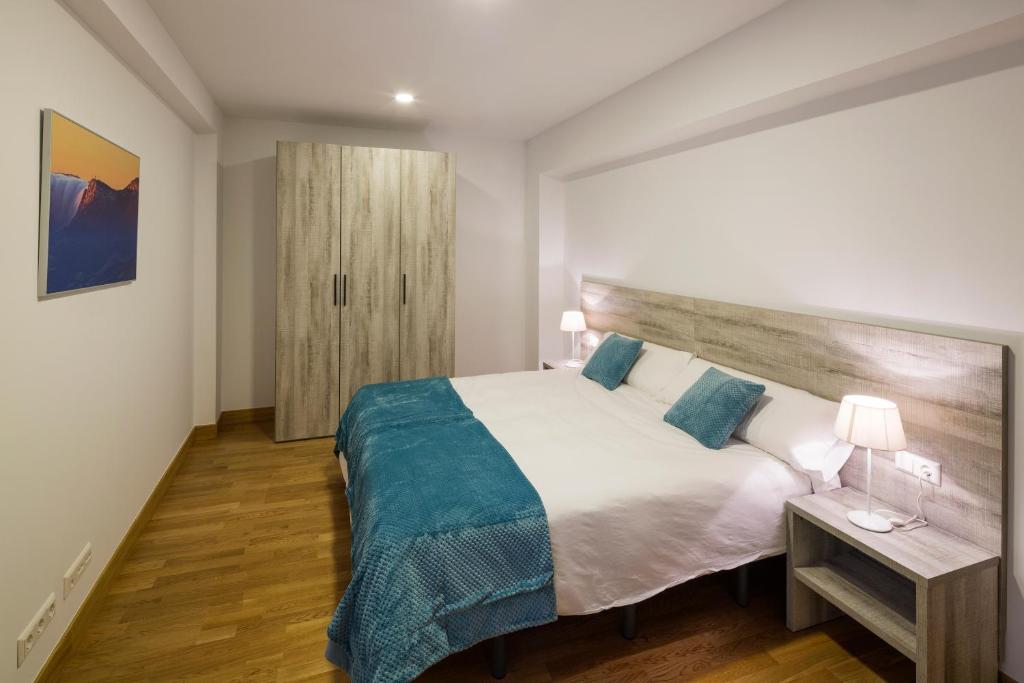 Cama o camas de una habitación en Ciudad de Orduña