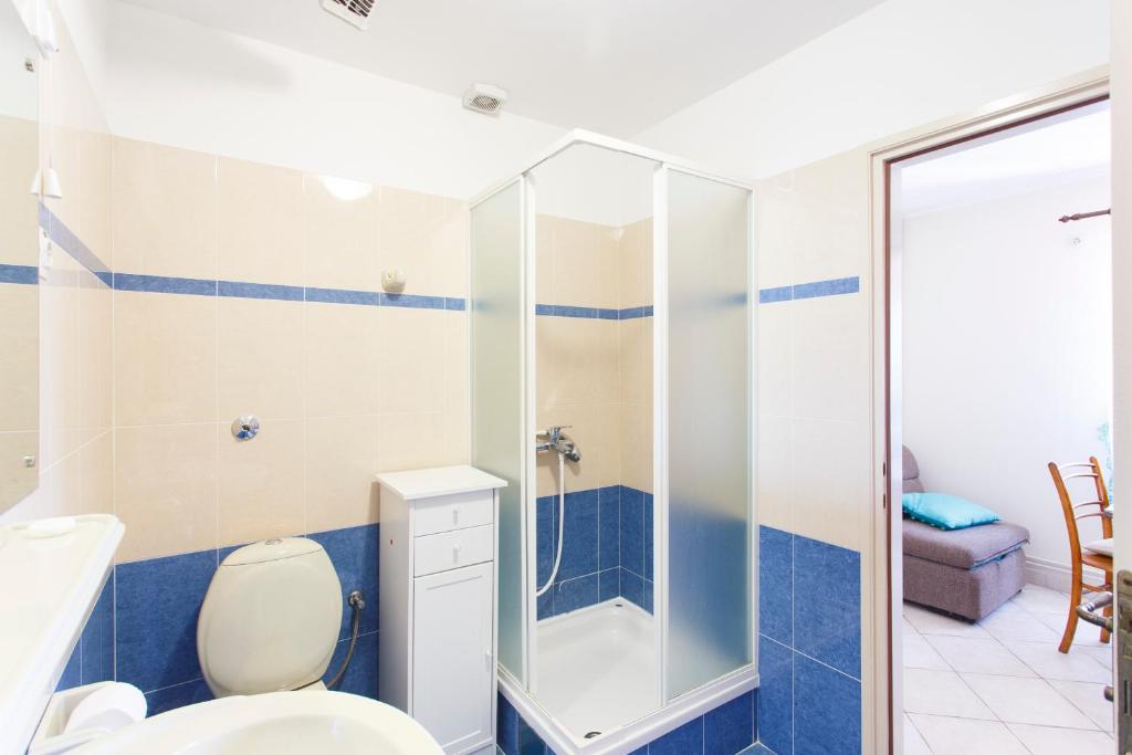 Koupelna v ubytování Apartments Villa Kastav in Old town center with sea view and parking