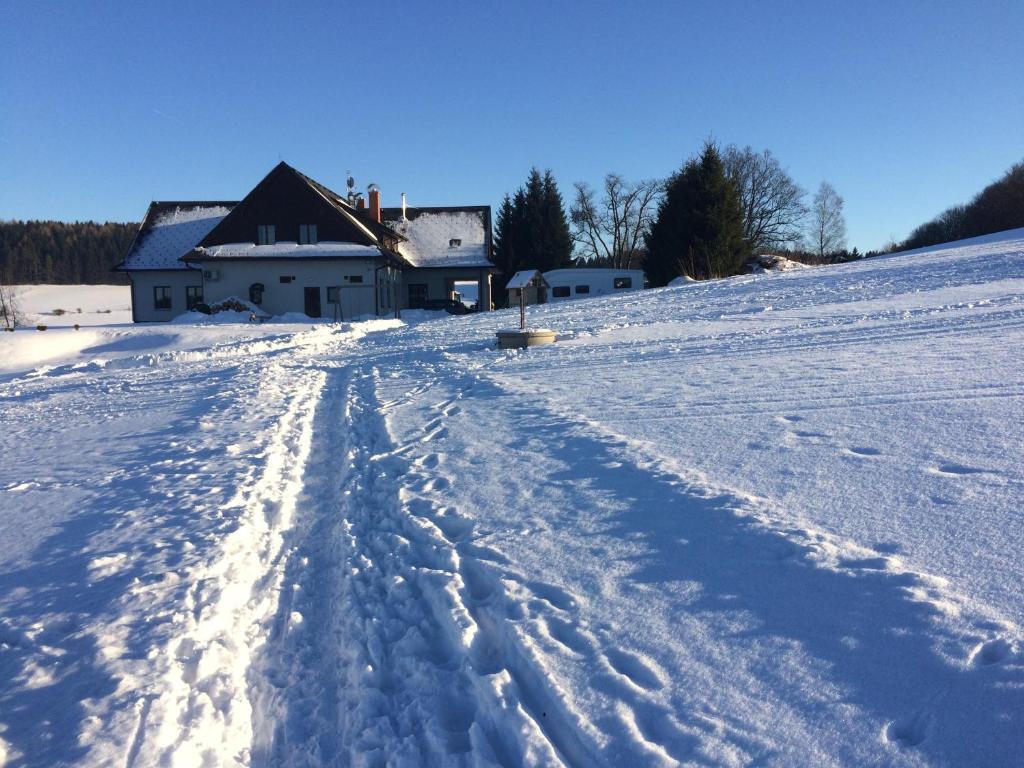 Penzion Pod Dratnikem v zimě