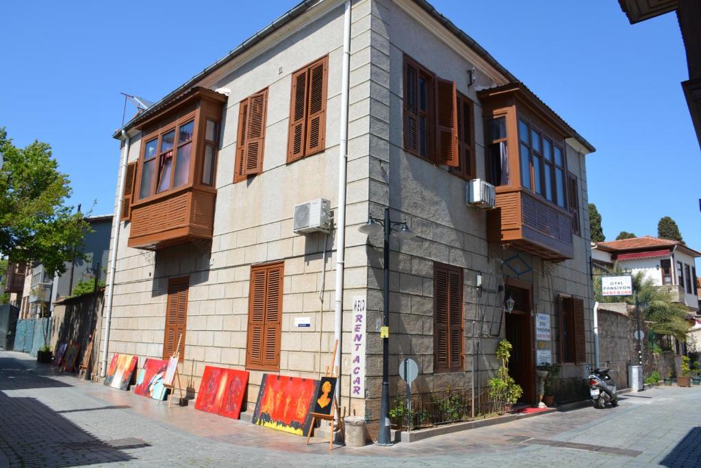 a building on the side of a street at Held Hotel in Antalya