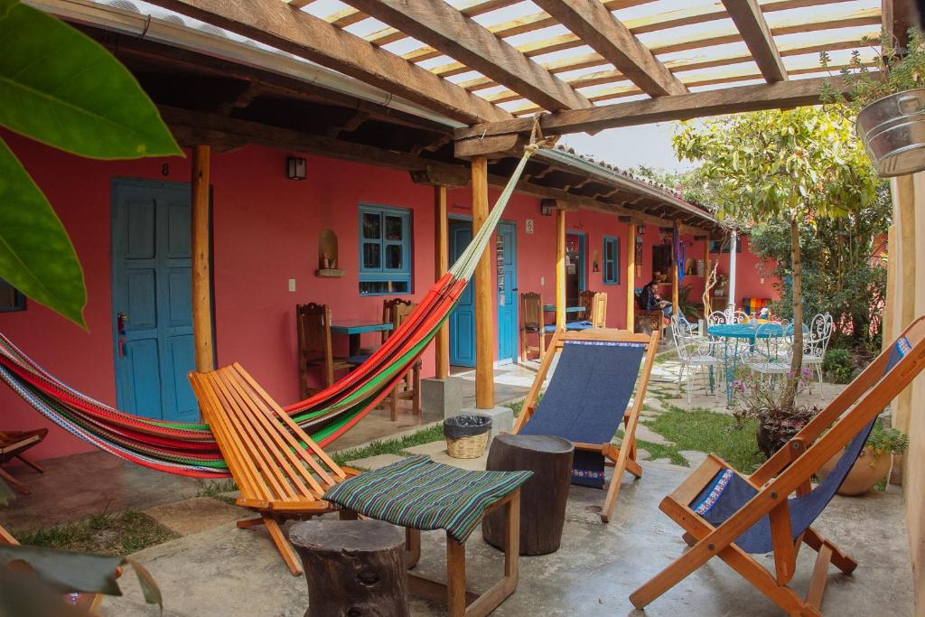 Patio nebo venkovní prostory v ubytování Posada del Abuelito (Hostel)