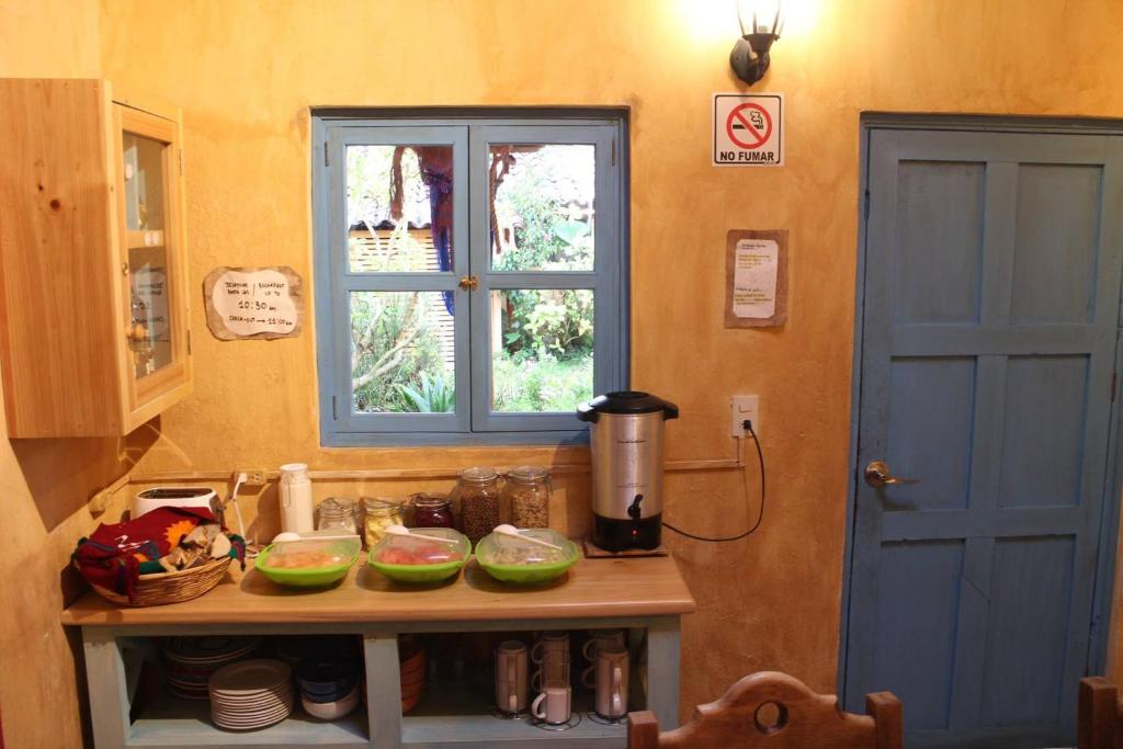 Kuchyň nebo kuchyňský kout v ubytování Posada del Abuelito (Hostel)