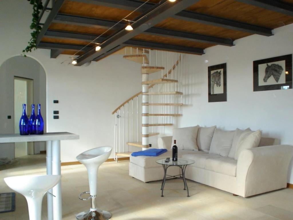 Posezení v ubytování Agriturismo Sondrea