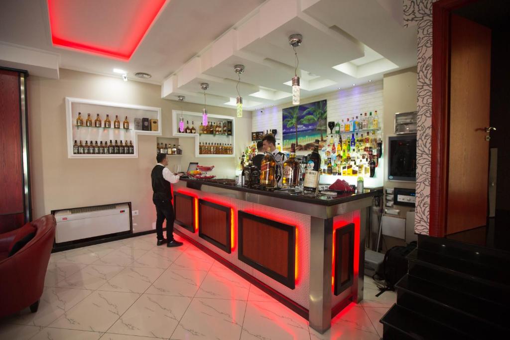 Lounge nebo bar v ubytování Hotel Palma