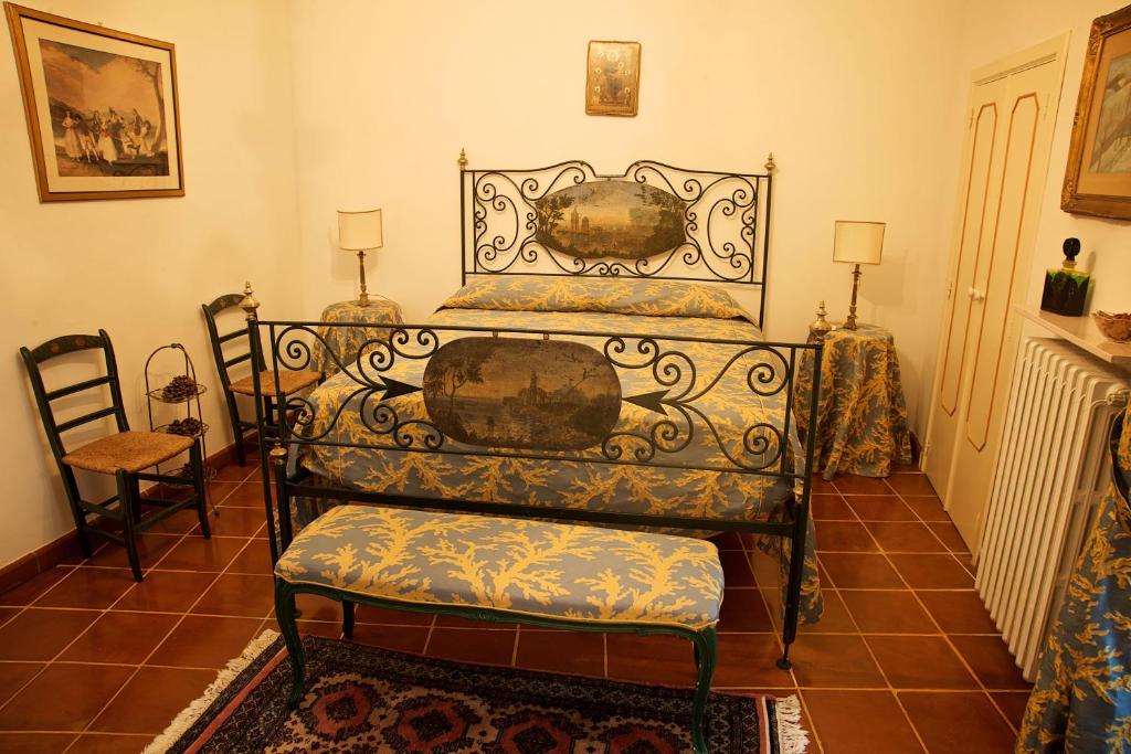 Posezení v ubytování Palazzo Pulieri