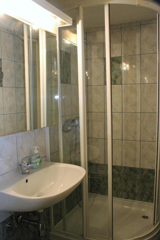 Koupelna v ubytování Rooms Jurca