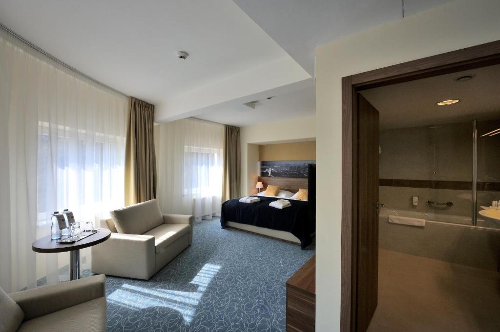 Posezení v ubytování Imperial Hotel Ostrava