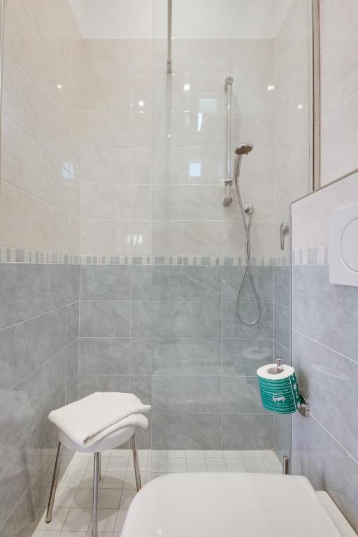 Koupelna v ubytování Hotel Barbiani