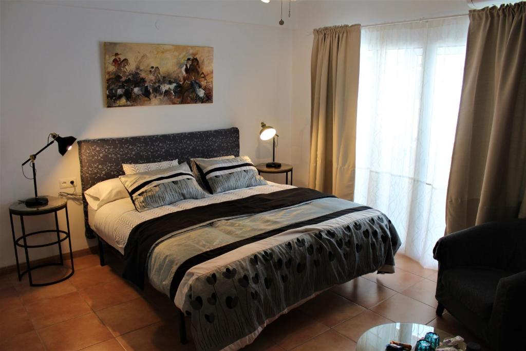 Postel nebo postele na pokoji v ubytování Hostal Don Peque Adult Recommended