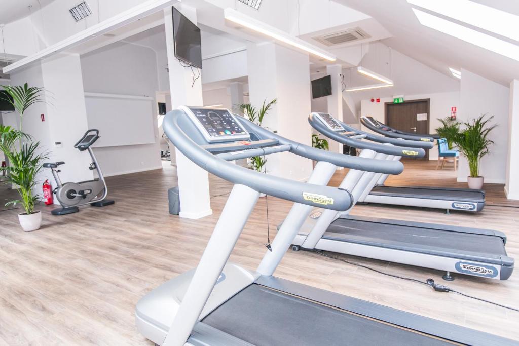 Posilňovňa alebo fitness centrum v ubytovaní Medical Sensus