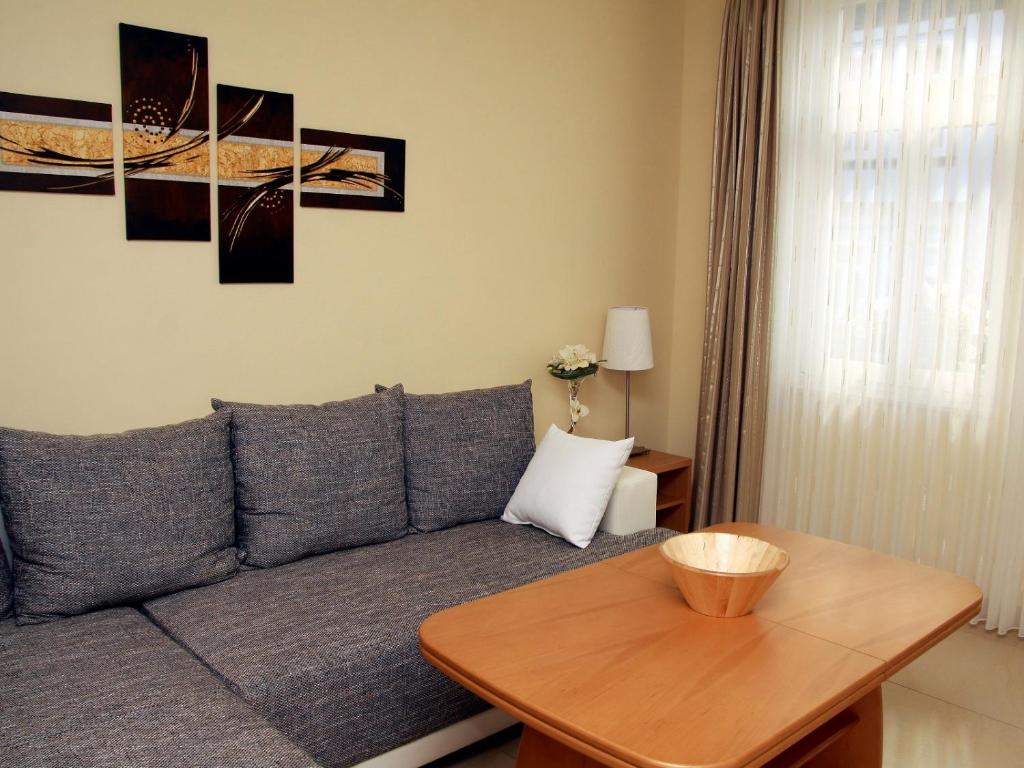 Posezení v ubytování Bugenhagen - Classic Appartements