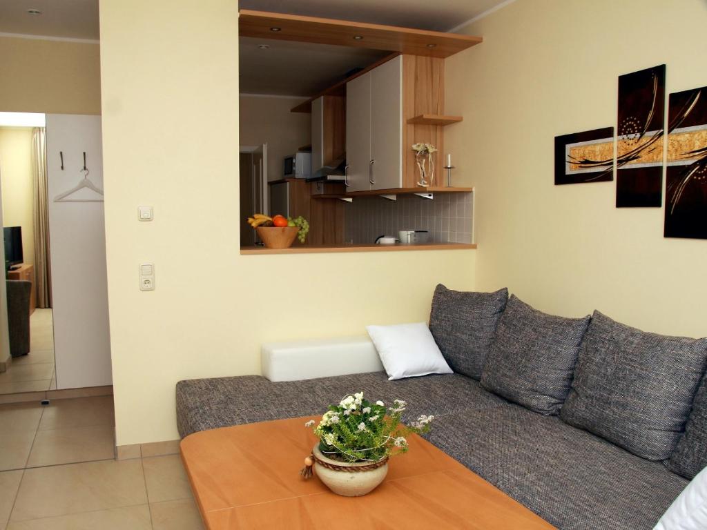 Kuchyň nebo kuchyňský kout v ubytování Bugenhagen - Classic Appartements