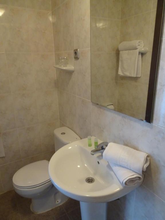 Kúpeľňa v ubytovaní Hostal Internacional
