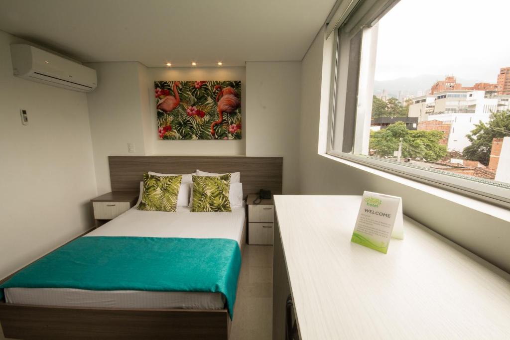 Posezení v ubytování Lleras Green Hotel