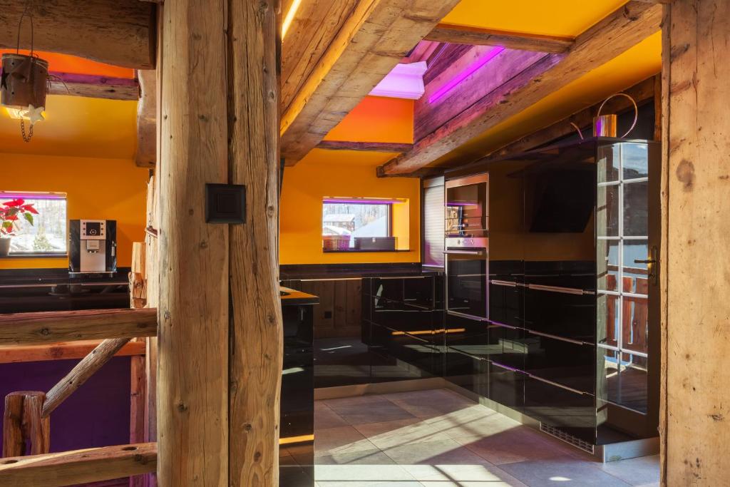 Posezení v ubytování Chalet Schtuba