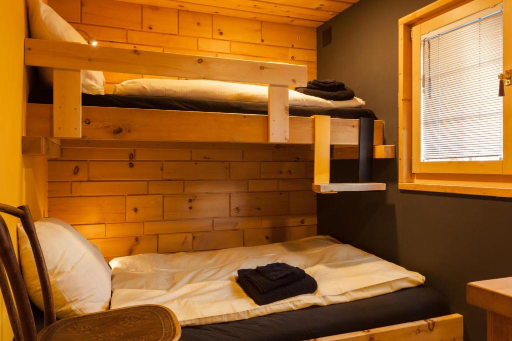 Postel nebo postele na pokoji v ubytování Chalet Schtuba