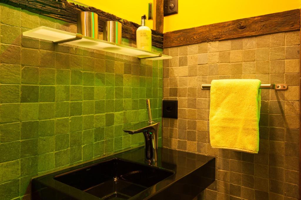Koupelna v ubytování Chalet Schtuba