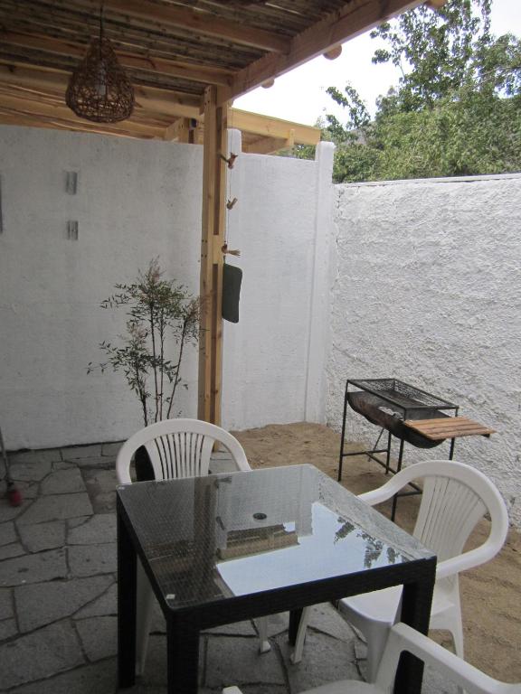 Patio nebo venkovní prostory v ubytování Cajón del Maipo Lodge