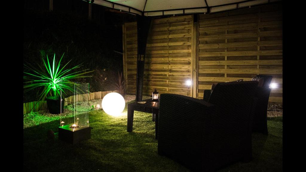 Posezení v ubytování B&B Villa sensorielle