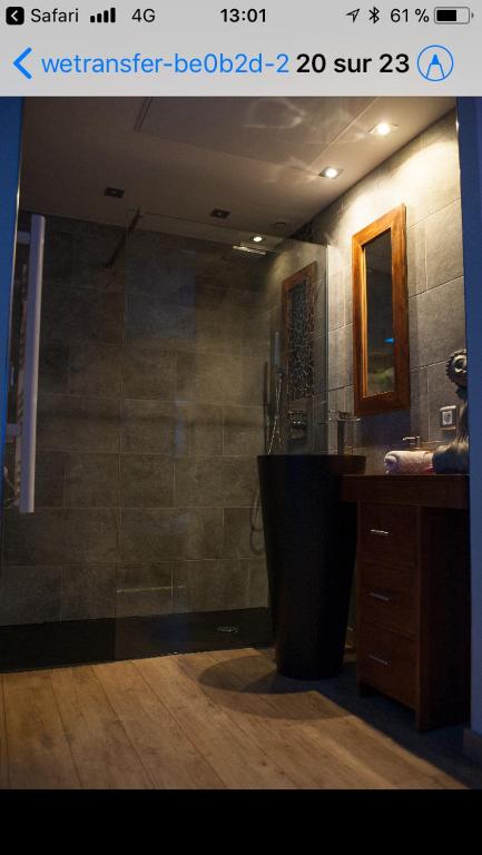 Koupelna v ubytování B&B Villa sensorielle